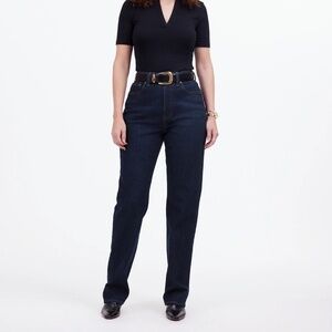 Madewell Petite Curvy 90s Straight Jeans, 26P, Norman Wash